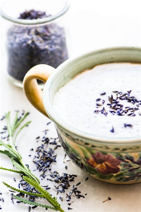 Lavender Tea Latte Recipe Lilla Alderman