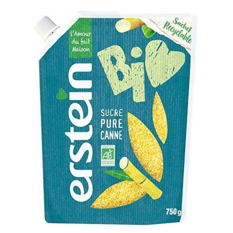 Erstein Sucre En Poudre Pure Canne Bio Doypack Supermarch S Match