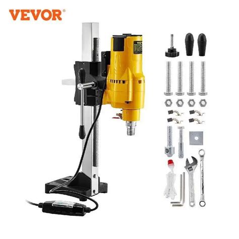 Vevor Vertical Diamond Core Drill Stand 205mm 255mm Heavy Duty