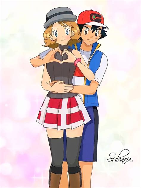 Ash Serena Pokemon Rayquaza Pokemon Ash And Serena Pokemon