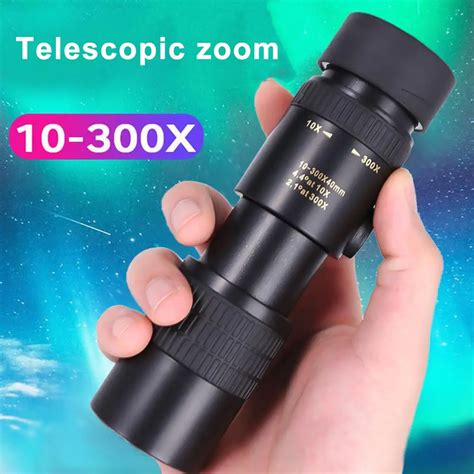 Бинокль металлический 10-300x P7v9, мощный портативный монокуляр с ...