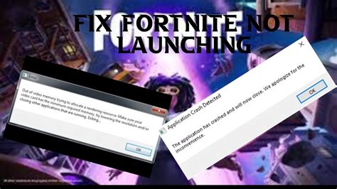 How To Fix Fortnite Not Launching On Pc Youtube