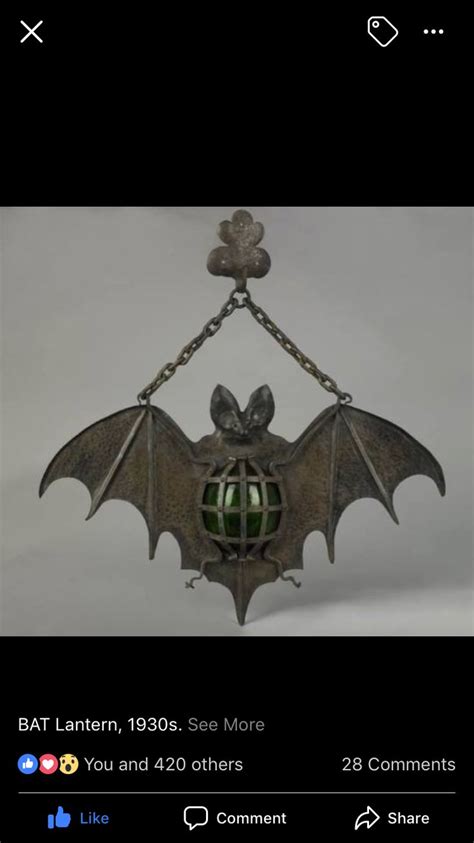 Bat Lantern 1930s Museum Of Curiosity Found Art Museum