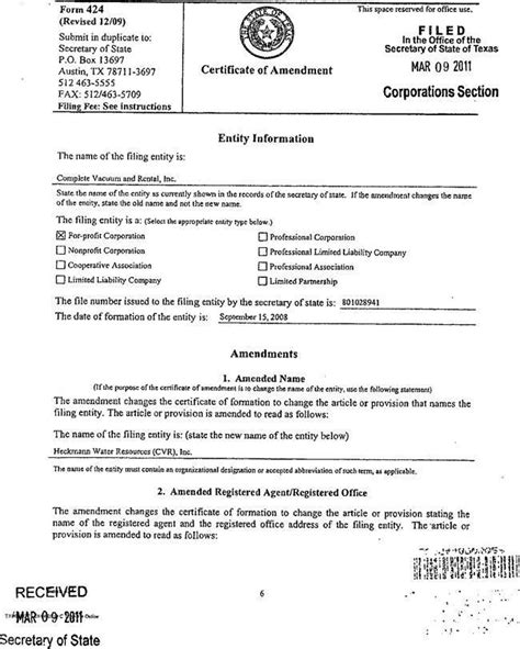 Articles Of Incorporation Texas Sample Template Vercel App