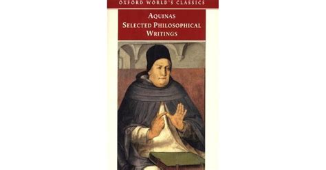 Selected Philosophical Writings By Thomas Aquinas