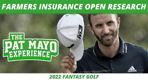 Farmers Insurance Open Picks Research Preview Stats Dfs