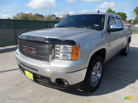 Pure Silver Metallic Gmc Sierra Sle Texas Edition Crew Cab