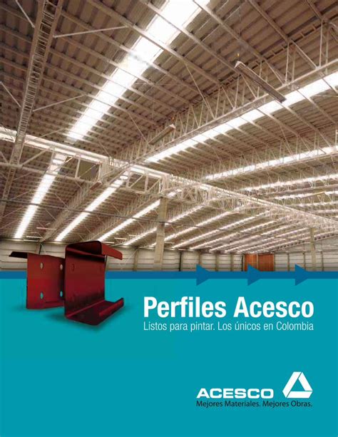 Pdf Perfil C Y Z Grado Ficha Tecnica Acesco Mejores Perfil