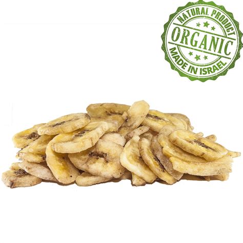 Organic Premium Dried Bananas Slices Pure Kosher Natural Israeli Dry F