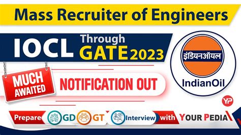 Much Awaited Notification Mass Recruiter Through Gate Iocl