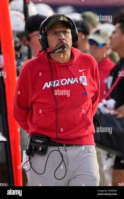 Arizona Head Coach Jedd Fisch In The First Half During An Ncaa College