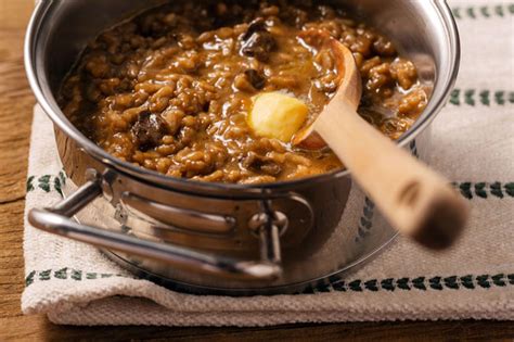 Risoto De Funghi Para Um Panelinha