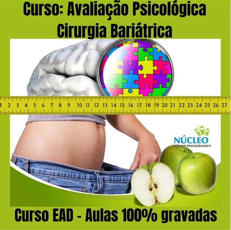 Curso Avaliação Psicológica para Cirurgia Bariátrica 12h EAD 100