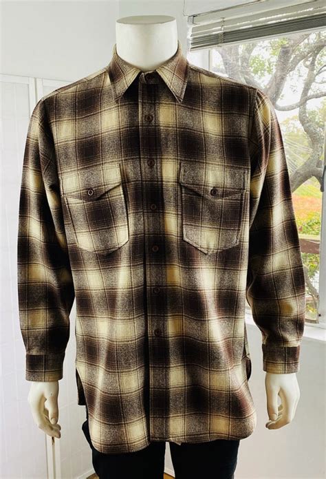 Pendleton Wool Shirt Brown Gem