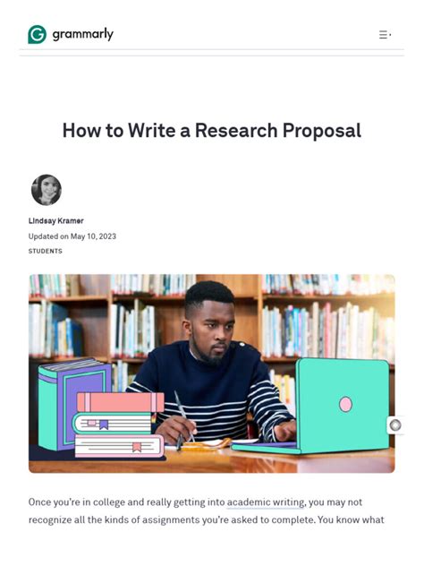 How To Write A Research Proposal Guide With Examples Pdf Thesis