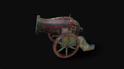 Circus Cannon - 3D Model by 3DMolier_Nk