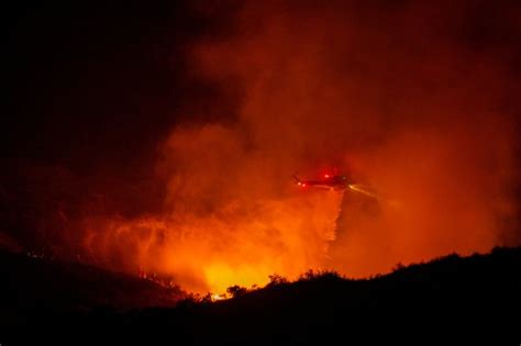 Evacuations Ordered As Brush Fire Scorches Foothills South Of Redlands