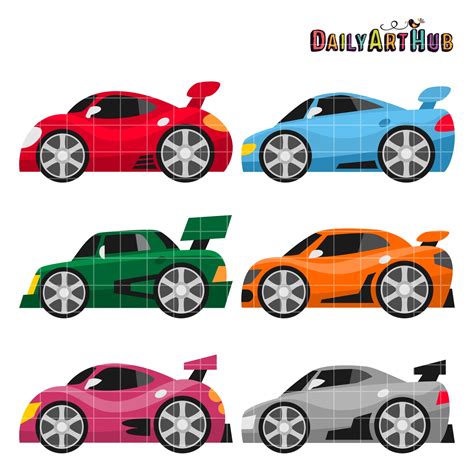 Race Cars Clipart