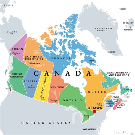 Canadian Provinces and Territories | Mappr
