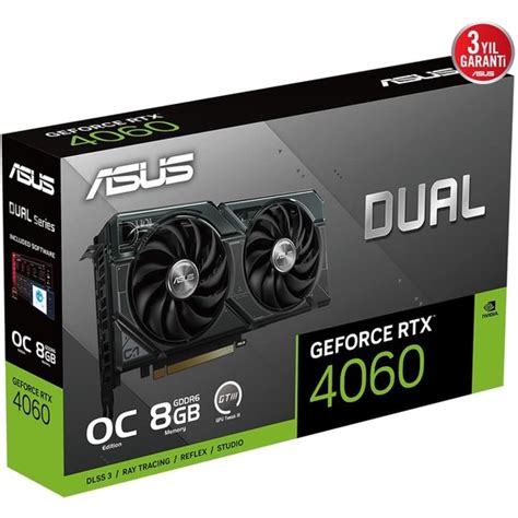 Asus Geforce Dual Rtx O G Gb Oc Bit Gddr Ekran Fiyat