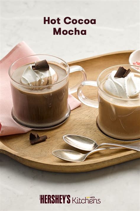 Hershey S Perfectly Chocolate Hot Cocoa Recipe Hot Cocoa Recipe Yummy Drinks Chocolate Drinks