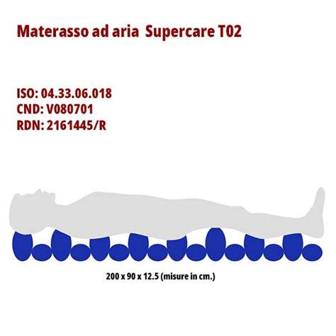 Kit Antidecubito Materasso Ad Aria Supercare T02 Con Compressore