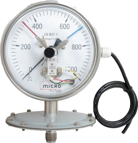 6 Inch 150 Mm Low Pressure Diaphragm Gauge UP TO 6000 Mm WC At Rs