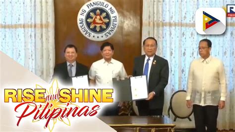 PBBM Sinaksihan Ang Paglagda Ng NGCP At NICA Ng MOU Para Sa