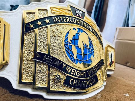 WWF Intercontinental Heavyweight Championship Wrestling Belt CNC HD 3D ...