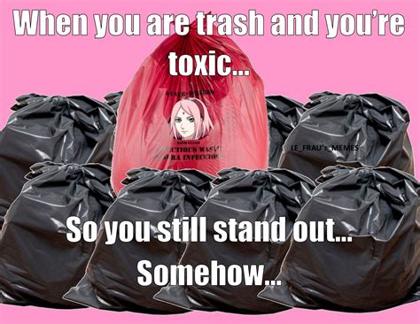 Naruto Memes Sakura Trash Pic Humdinger