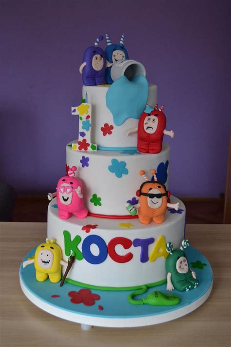 Oddbods cake - Cake by Zaklina - CakesDecor