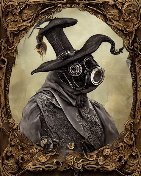 Intricately Rendered 8k Plague Doctor Mask · Creative Fabrica