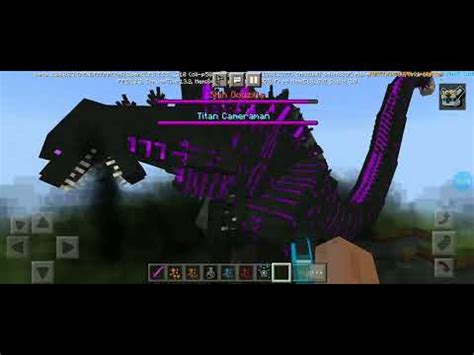 Bermain Minecraft Tambah Mod Godzilla Minus One V Dan Godzilla