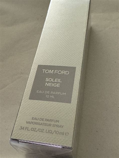 TOM FORD SOLEIL NEIGE EAU DE PARFUM 0 34 Oz 10 Ml EDP NEW SEALED IN BOX