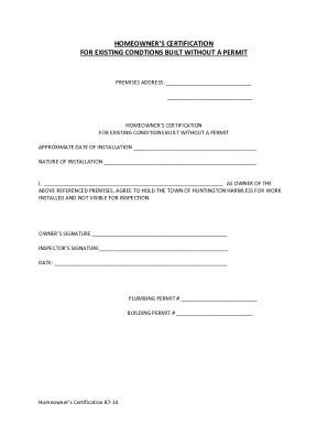 Fillable Online Homeowners Association Certificate Fill Out And Sign