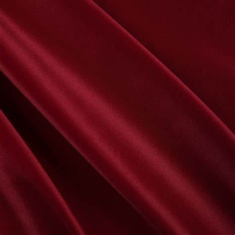 Claret Duchesse Matt Satin Bloomsbury Square Dressmaking Fabric