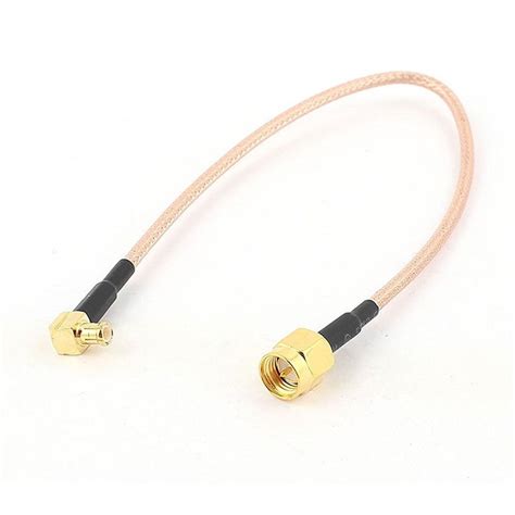 Allishop M Rf Coaxial Coax Cable Assembly Sma Male To Mcx Male Right