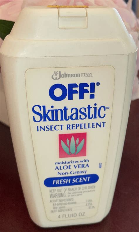 Off Skintastic Aloe Vera Fresh Scent Insect Repellent Lotion 3 1oz From 1991 46500018336 Ebay