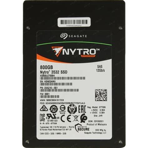 SSD Seagate Nytro 3532 — купить, цена и характеристики, отзывы
