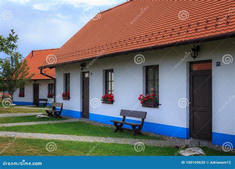 Traditional South Moravian Architecture Stock Photo - Image of open ...