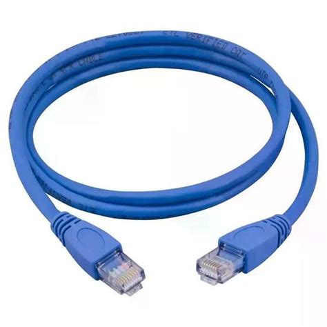 Cabo De Rede Patch Cord Pluscable Cat5e Azul 10m Pc Ethu100bl