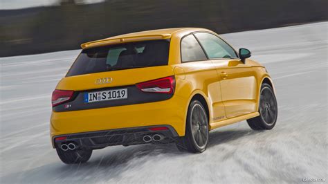 2015 Audi S1 Sportback Vegas Yellow On Ice Rear Caricos