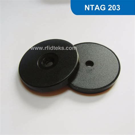 RT40 Dia 40mm ABS RFID Token Tag RFID Disc Tag For NFC Mobile Phone