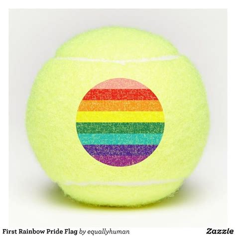 Pelotas De Tenis Primera Bandera Del Orgullo Arco Iris Pelotas De