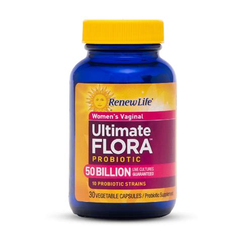 Renew Life Ultimate Flora Womens Vaginal Probiotic 50 Billion Women