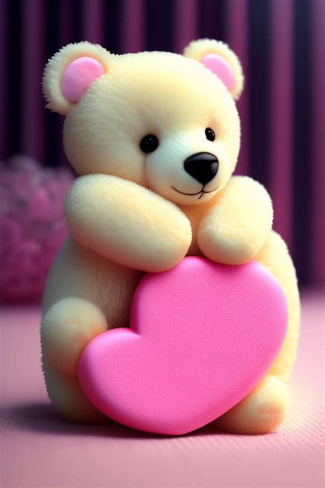 Pink Cute Teddy Bear Wallpapers