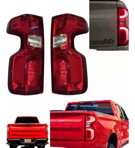 Calaveras Chevrolet Silverado Cheyenne Led Oem Par Meses