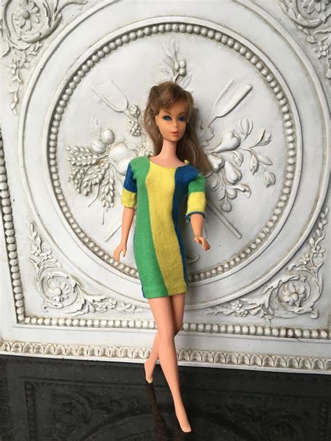 Vintage Twist N Turn Barbie Brunette Eyelashes Head Excellent Etsy