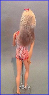 RARE ALL ORIGINAL Vintage TNT Silver Blonde Barbie Twist N Turn Japan Vintage Japan Doll