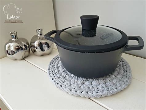 Crochet Hot Pad Pattern Pot Coaster Easy Pattern Round Hot Etsy
